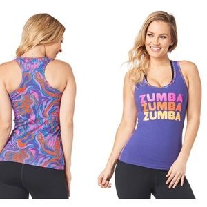 Zumba Racerback Peace Love Tank